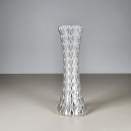 Curved Multifaceted Vase
