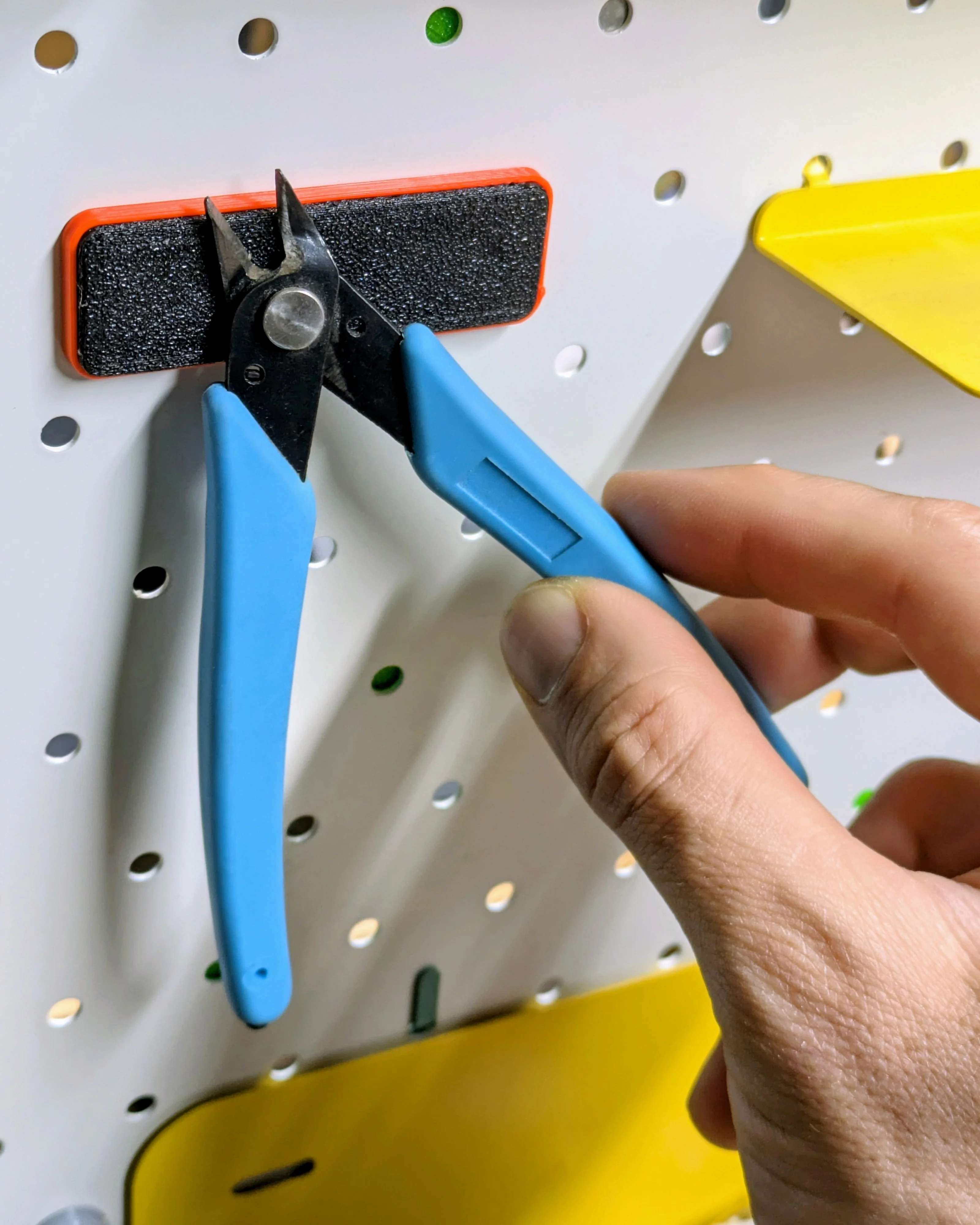 EZPZ Mini Magnet Strip // 20x65mm Rectangle 3d model