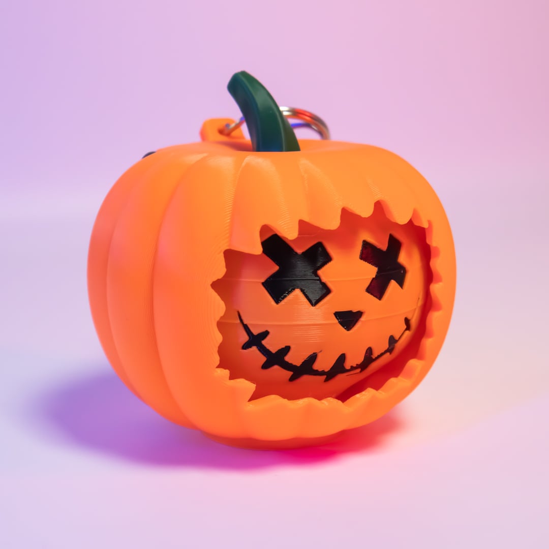 Face Changing Pumpkin - Keychain 3d model