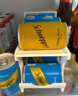 Space-Saving 150ml Gravity-Fed Can Holder 3d model
