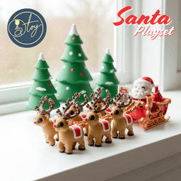 Santa Playset 3d model