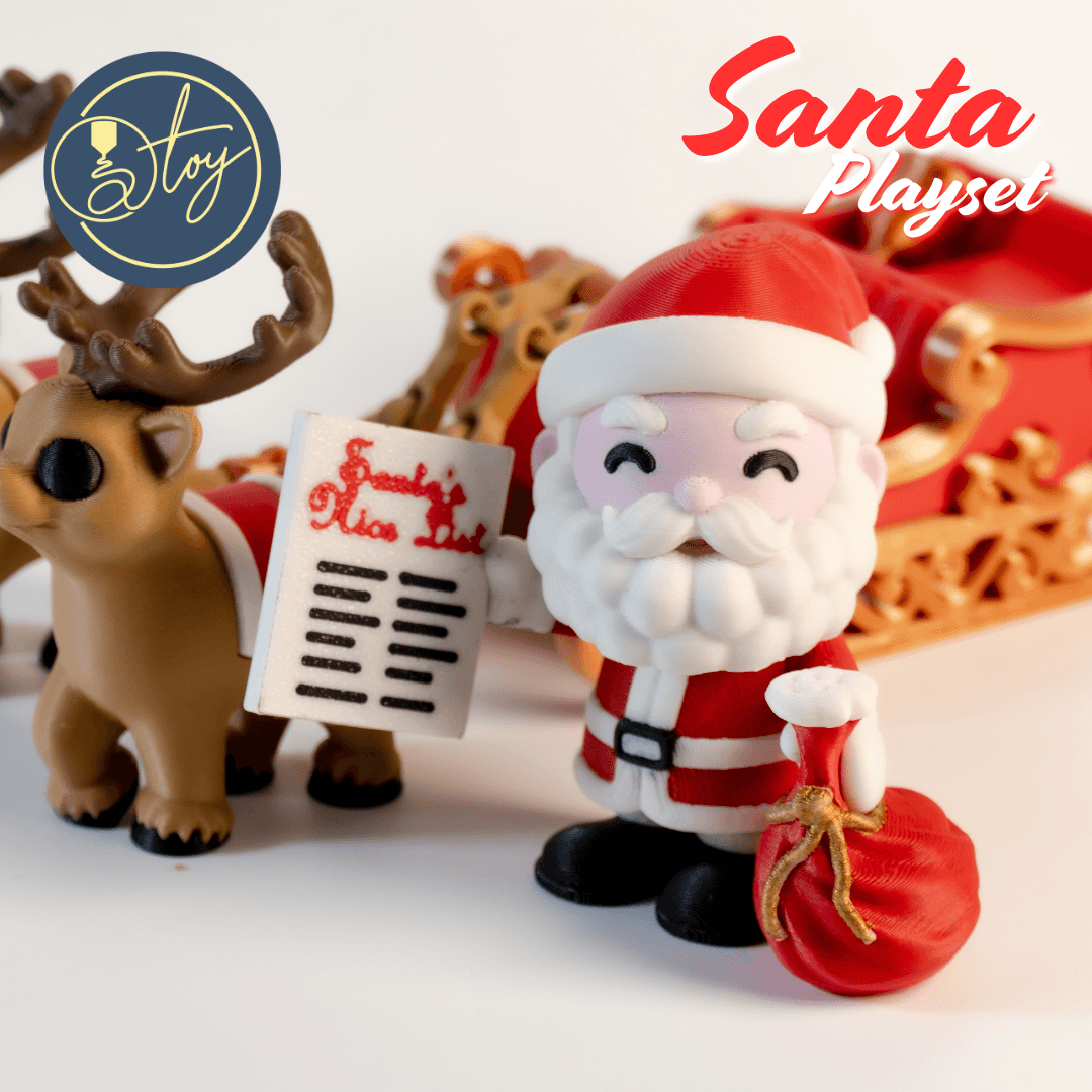Santa Playset 3d model