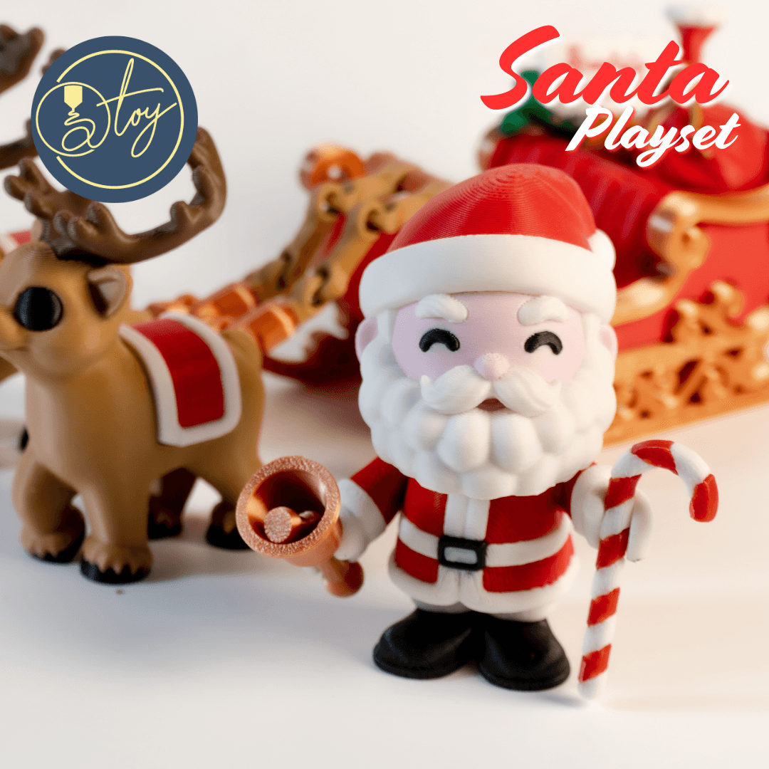 Santa Playset 3d model