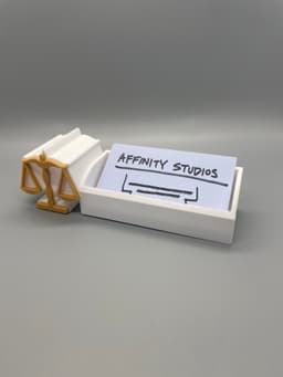 Lawyer Attorney Business Card Holder V2 3d model