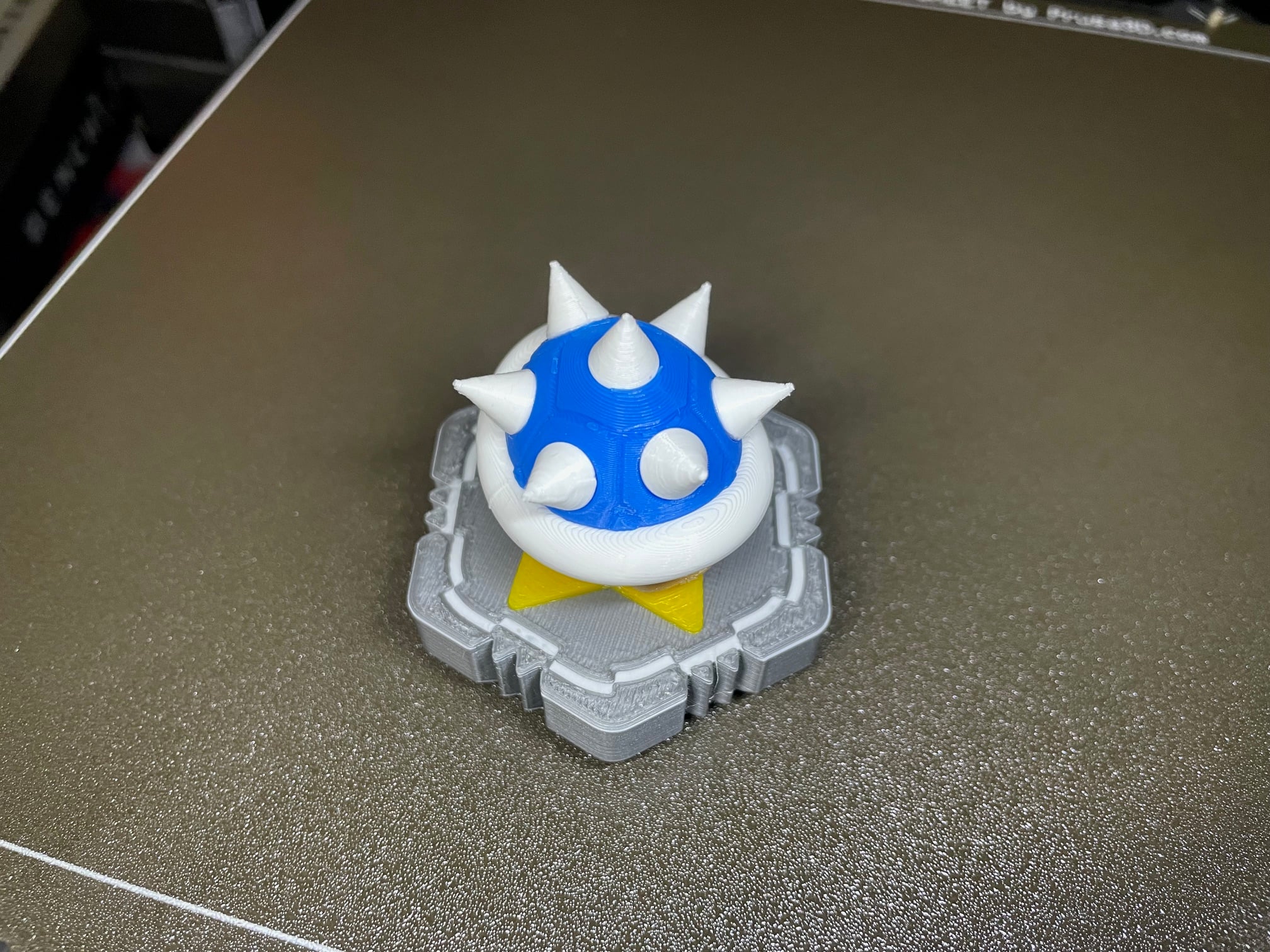 Hextraction Blue Shell Tile (Fancy) 3d model
