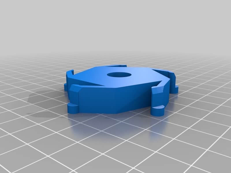 Spool Hub Inner 10mm diameter 50mm Collar 4mm 3d model