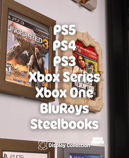 Runestones Blu-ray Frames (PS, Xbox, Movies, Steelbooks) | DISPLAY COLLECTION 3d model