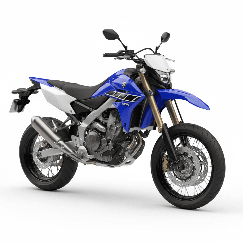 Yamaha YZ250X Enduro Racing Motorcycle 3d model