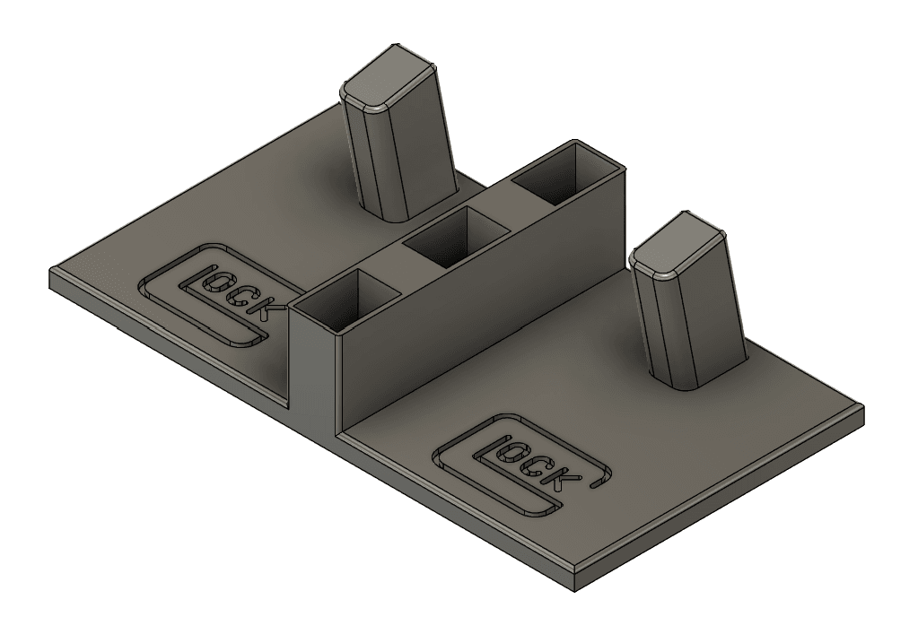 Glock Stand for 17 and 19.stl 3d model