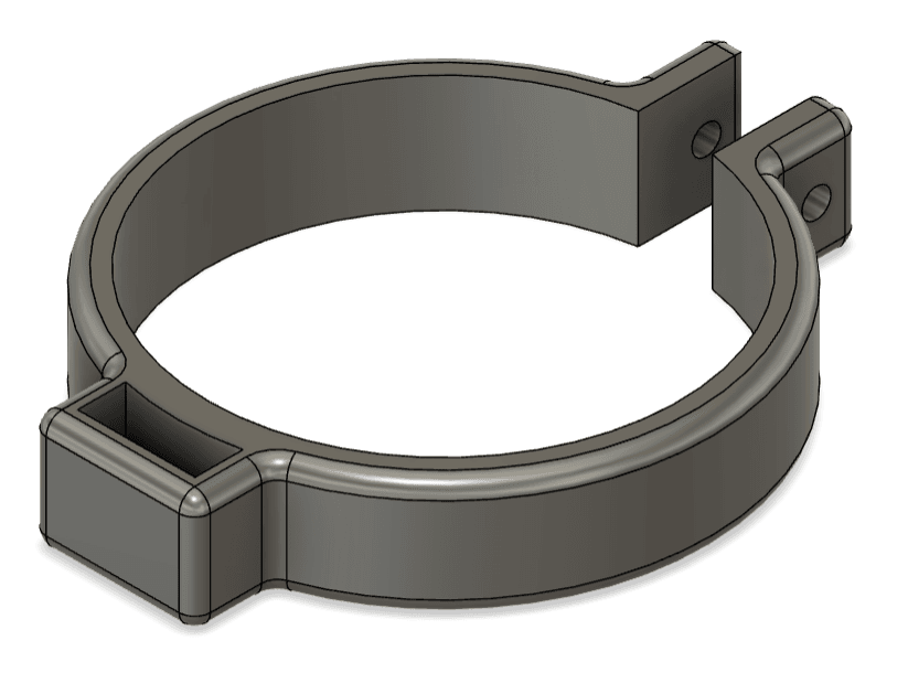 Poster Travel Tube Ring 3d model