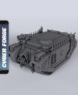 CTR Canticle Tank - With Free Cyberpunk - Sci-Fi Gift Ideas for RPG and Wargamers 3d model