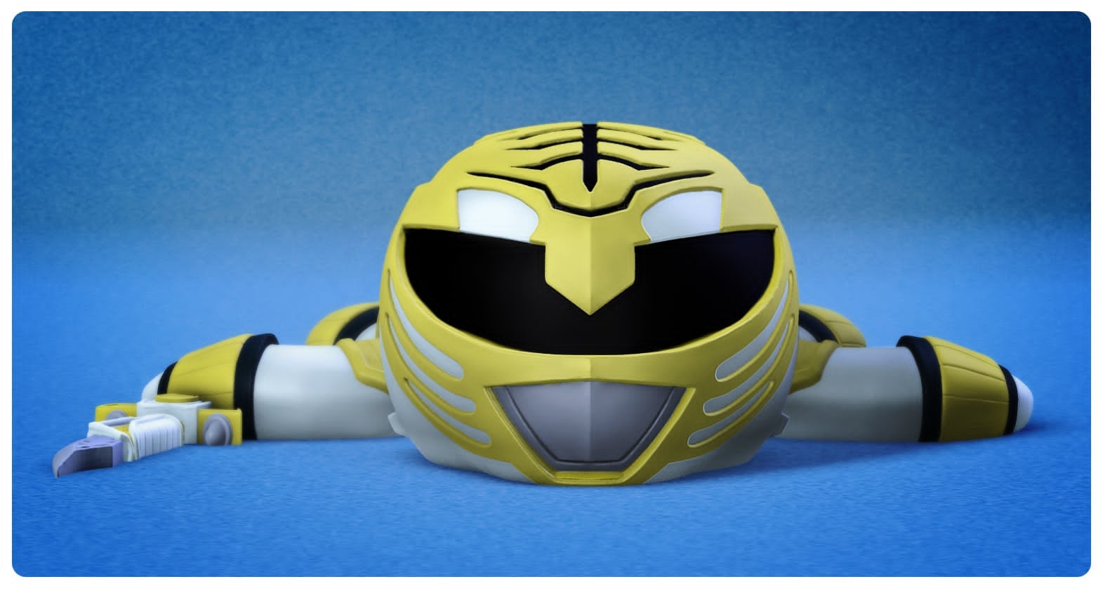 Super Turtle White Ranger 3d model