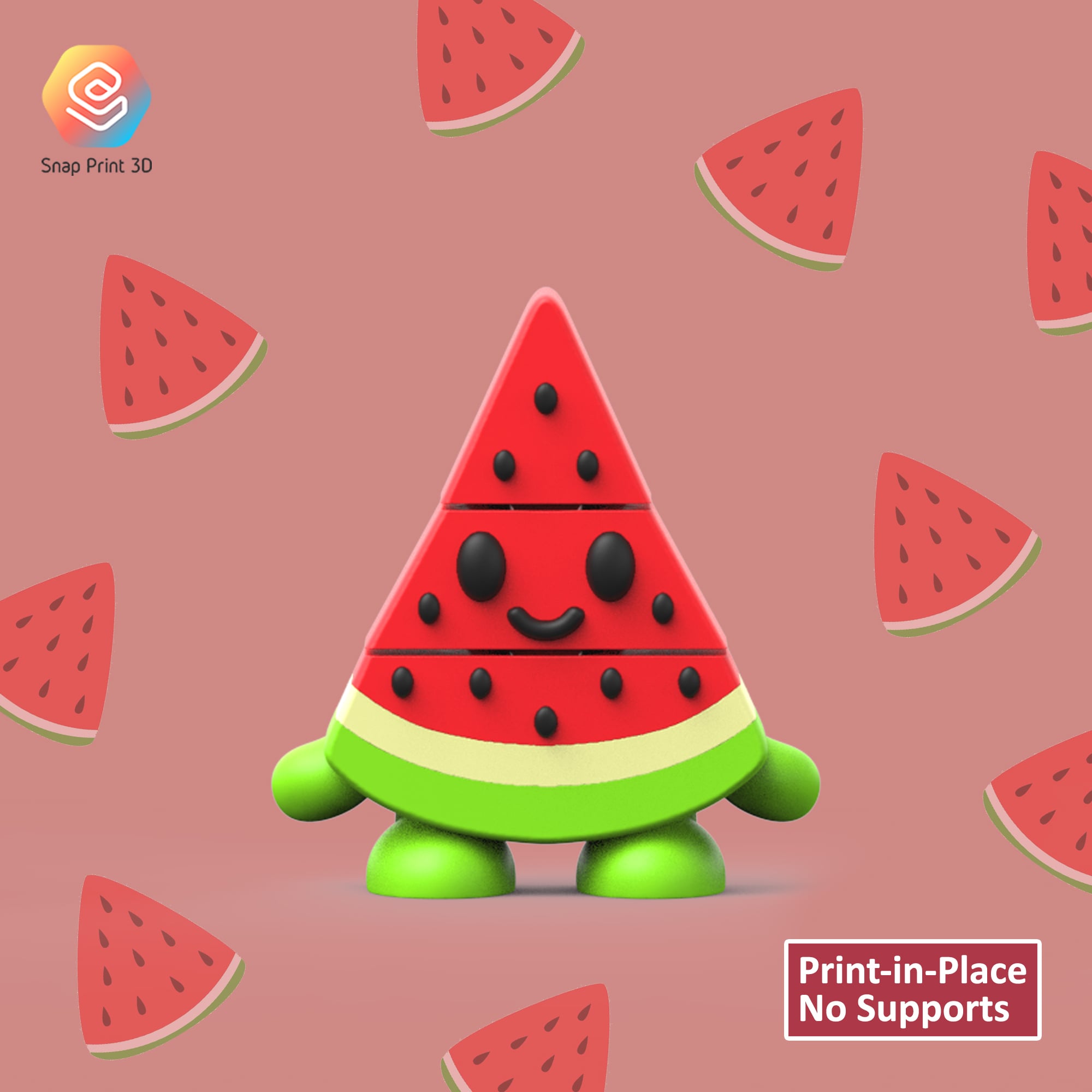 Flexi Watermelon 3d model