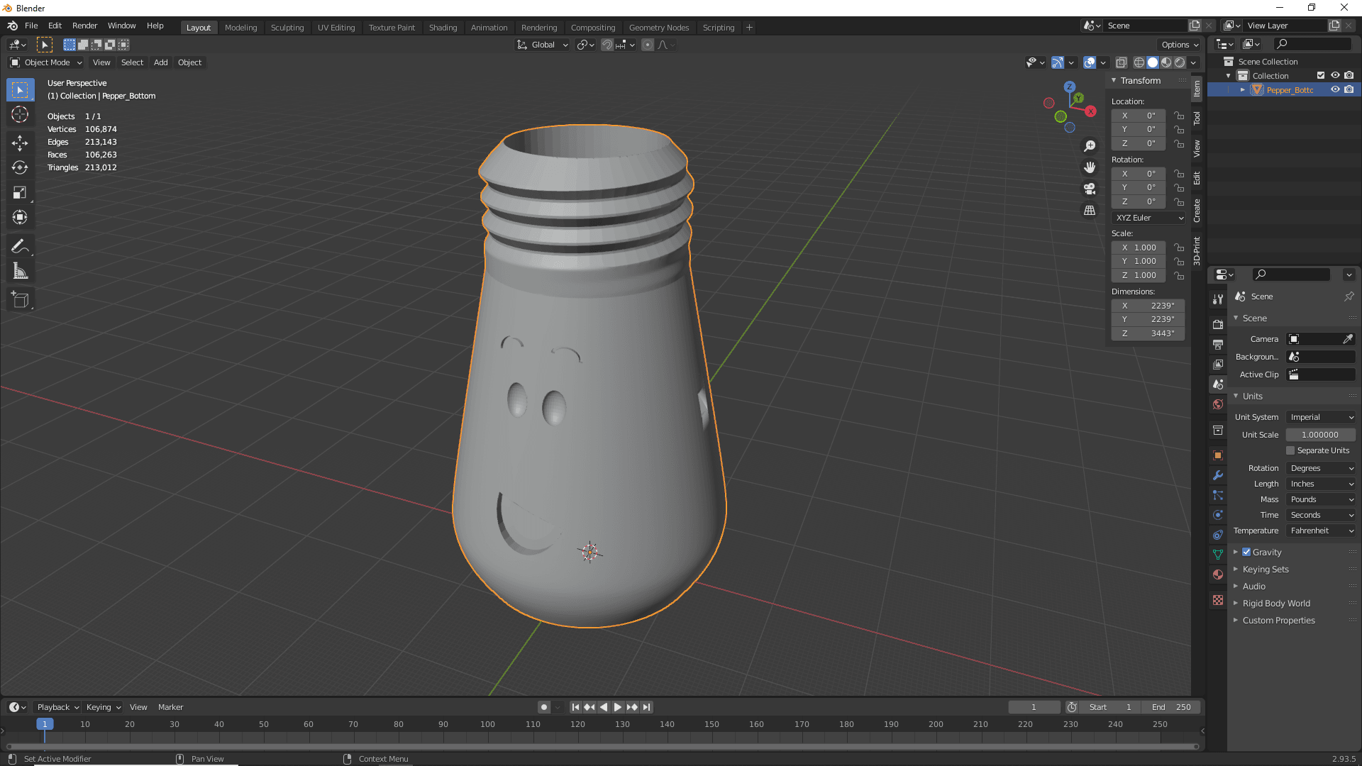 Salt And Pepper Shaker 3d model