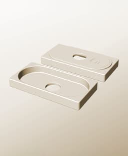 CX96-25-P Modular Stacking pierced container for home decor 3d model