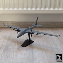 Bayraktar Akıncı - 1:42 Scale Model 3d model