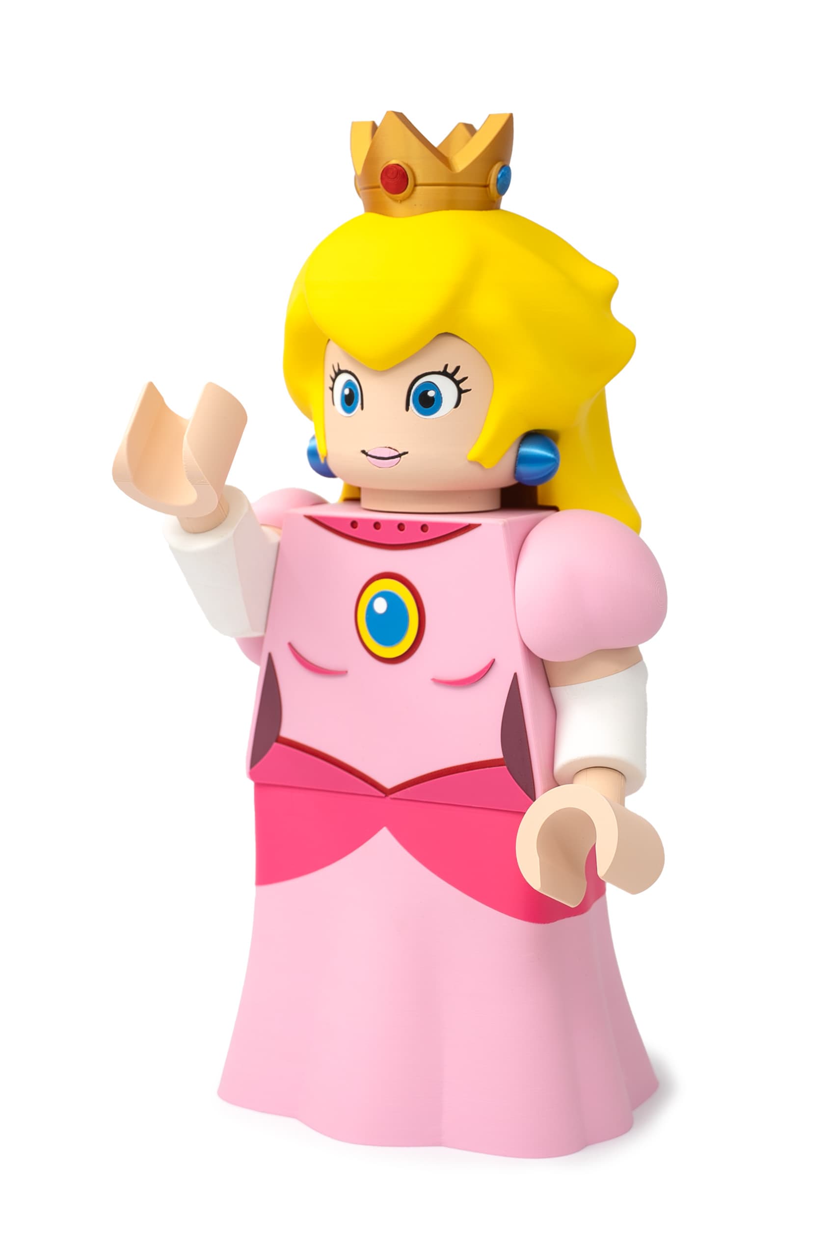 Princess Peach Modular Figure 3d model