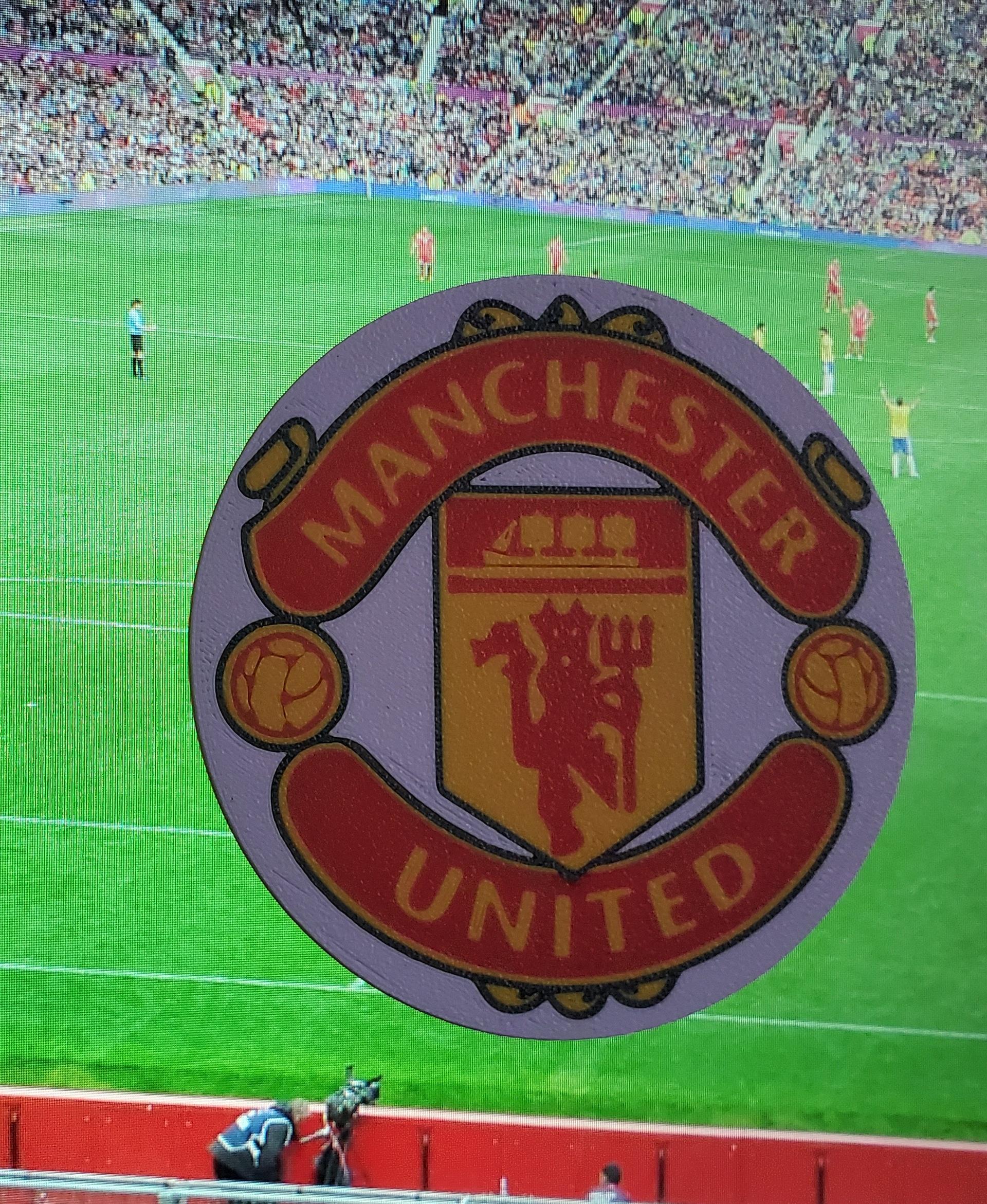 AMS Manchester United FC coaster or plaque  3d model