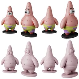 SpongeBob STL Files - SpongeBob Patrick Squidward - Bikini Bottom 3D Print Models 3d model
