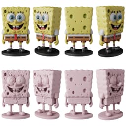 SpongeBob STL Files - SpongeBob Patrick Squidward - Bikini Bottom 3D Print Models 3d model