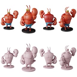 SpongeBob STL Files - SpongeBob Patrick Squidward - Bikini Bottom 3D Print Models 3d model