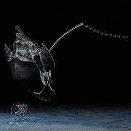 Ant King Helmet 3D printer STL File 3d model