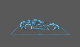 Ferrari - 812 Superfast Wall Art 3d model