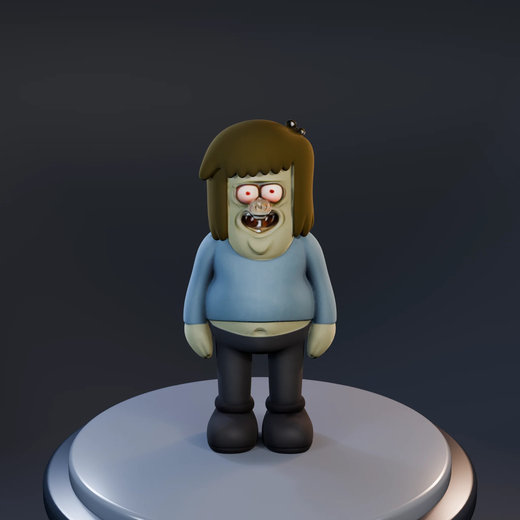 Muscle man kaws file 3d model