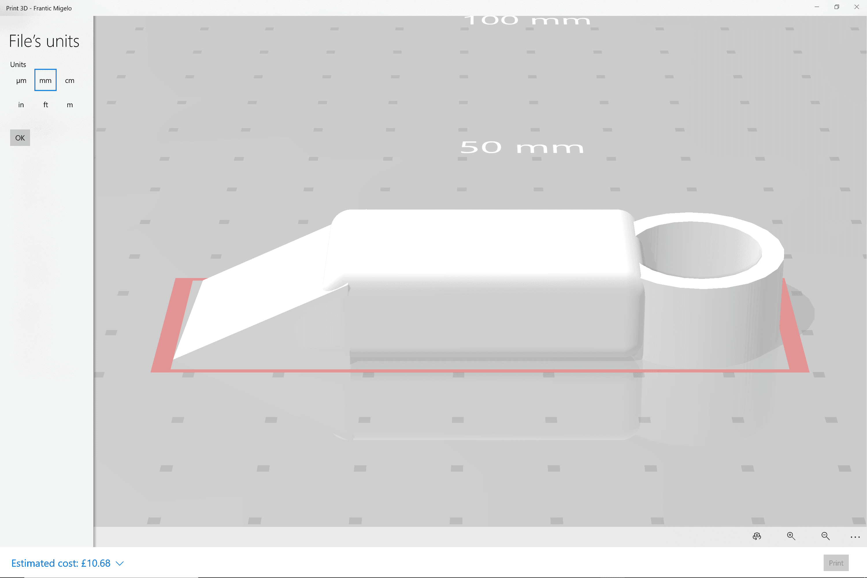 trowing wedge 3d model