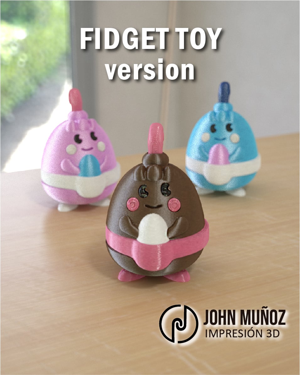 Happiny Easter Creature Egg – Cute pokemon 3d model