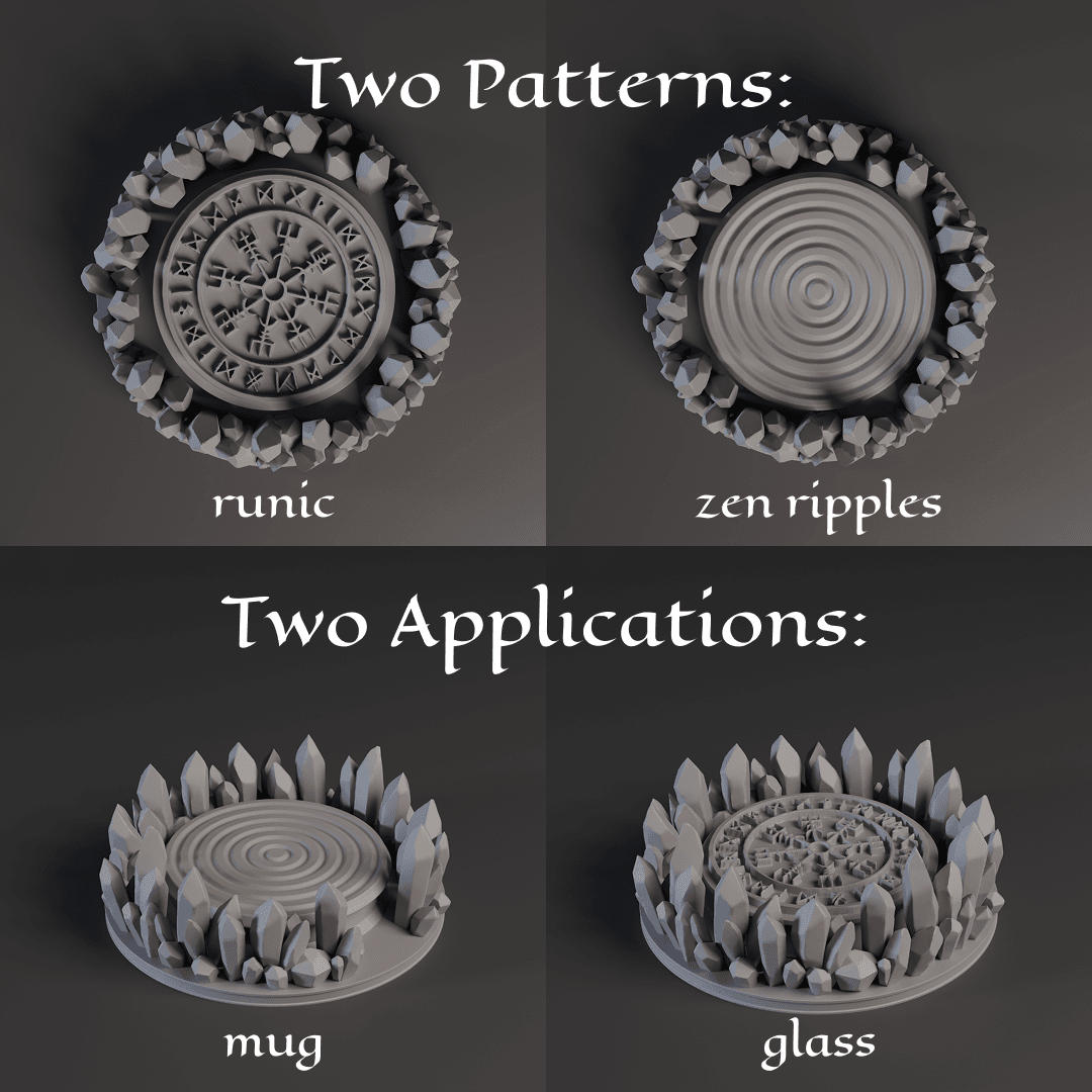 Crystal Coaster 3d model