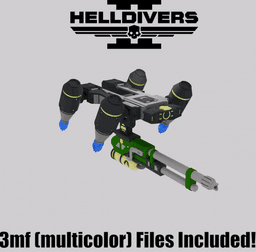 Helldivers 2 Guard Dog Rover AX/TX-13 "Dog Breath" / Video game Military Drone 3d print 3mf Prop 3d model