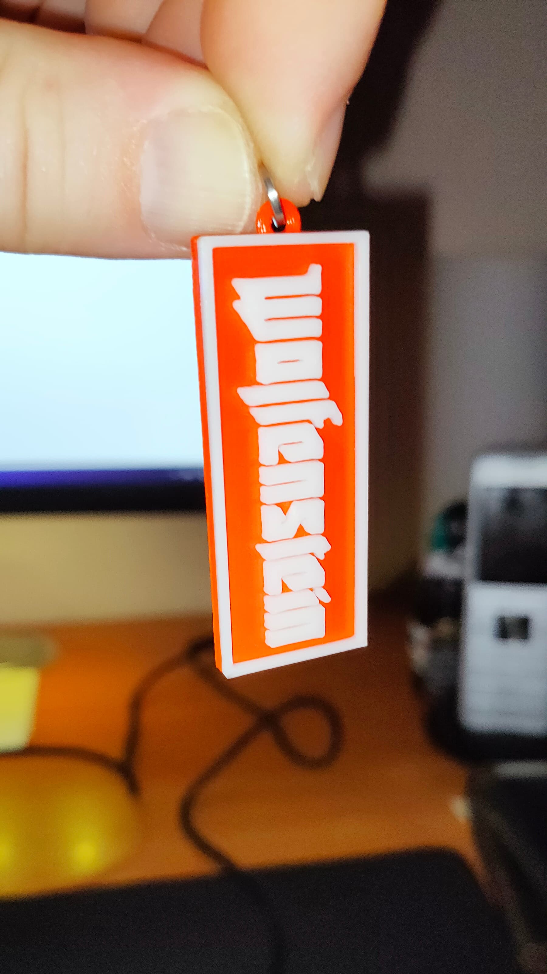 Wolfenstein key chain, earring, dogtag, jewlery 3d model