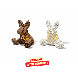 EASTER BUNNY TEALIGHTS (VORONOI) / EASTER DECOR / BUNNY DECOR / MODERN DECOR / LIGHT AMBIENTE 3d model