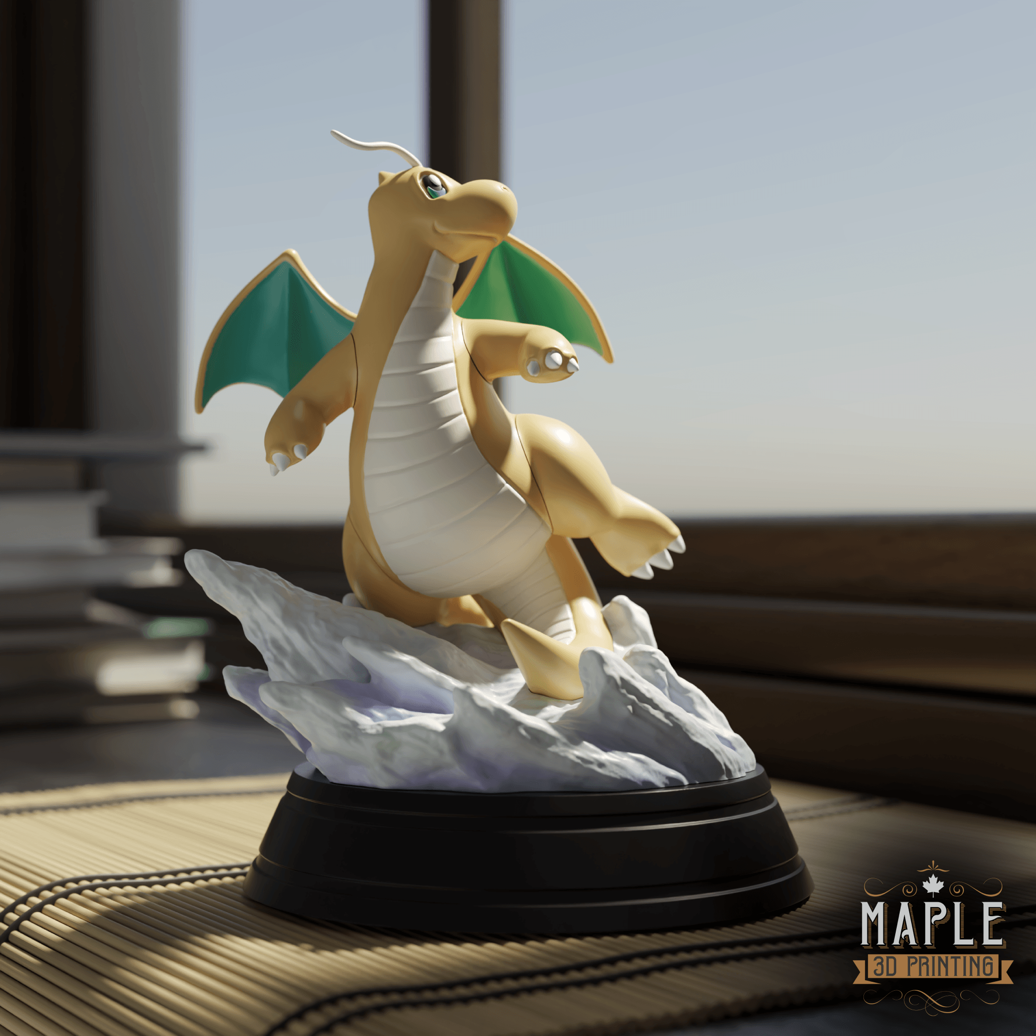 Dragonite Diorama - Pokemon 3d model