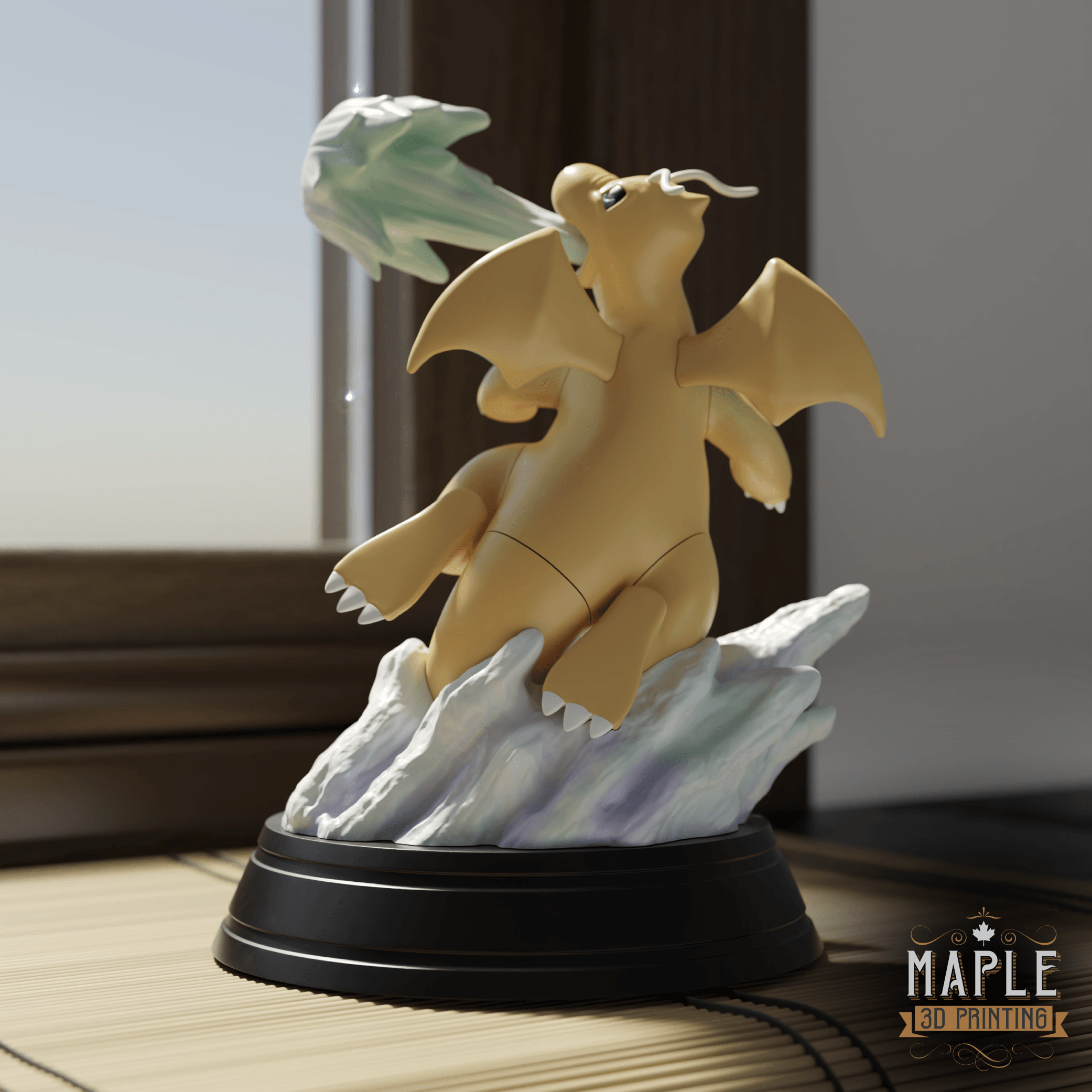 Dragonite Diorama - Pokemon 3d model