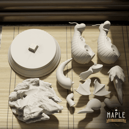 Dragonite Diorama - Pokemon 3d model