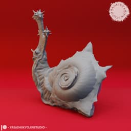 Flail Snail - Tabletop Miniature (Pre-Supported) 3d model
