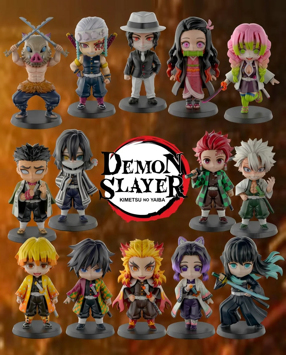 Demon Slayer STL Files - Tanjiro Nezuko Zenitsu - Anime 3D Print Models 3d model
