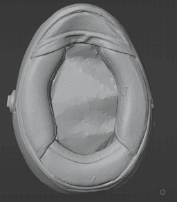 Full Face Motorcycle Helmet 3d Scan 3d model