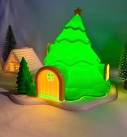 Christmas house tree designs 3d model