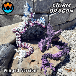 Storm Dragon 3d model