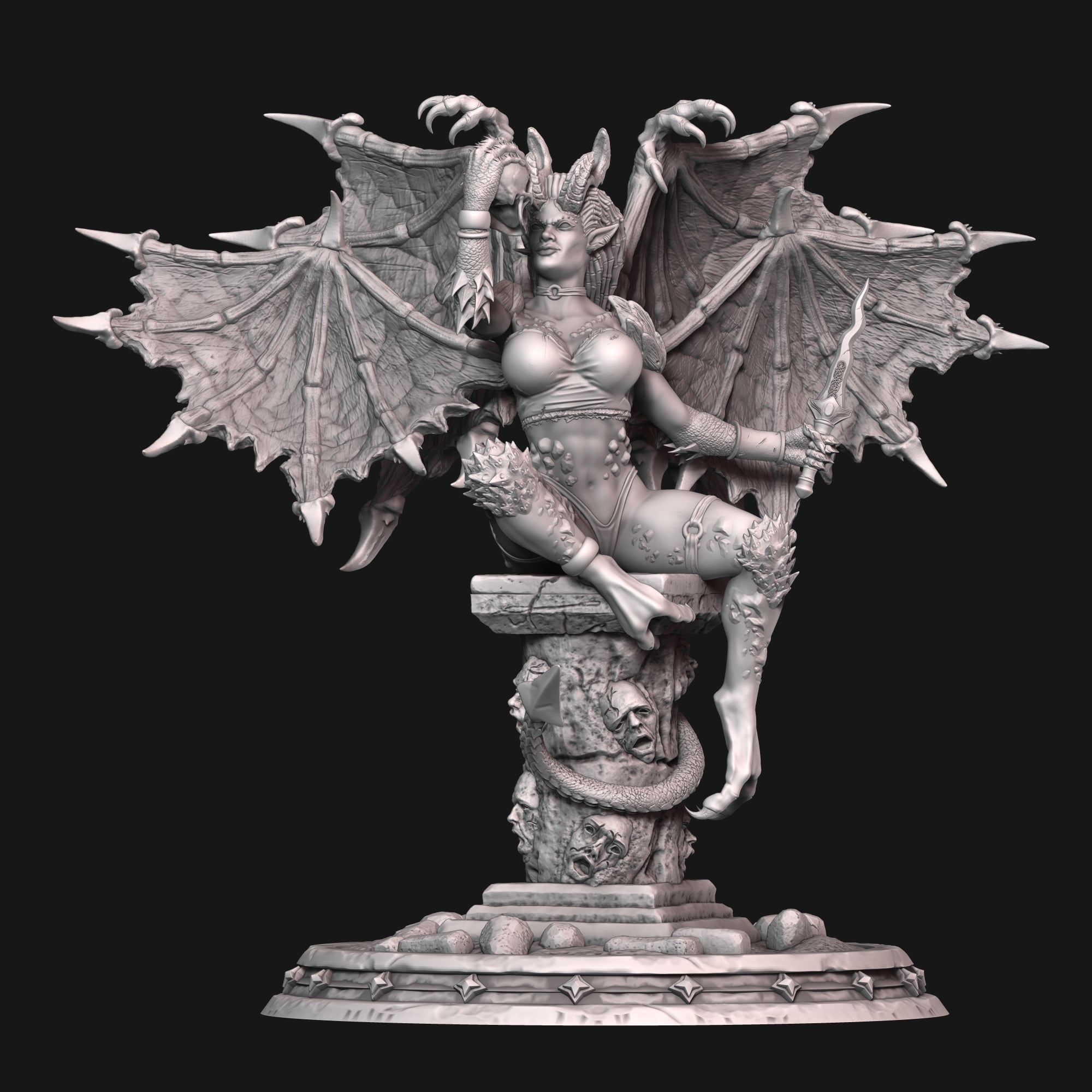 Succubus - D&D Mini 3d model