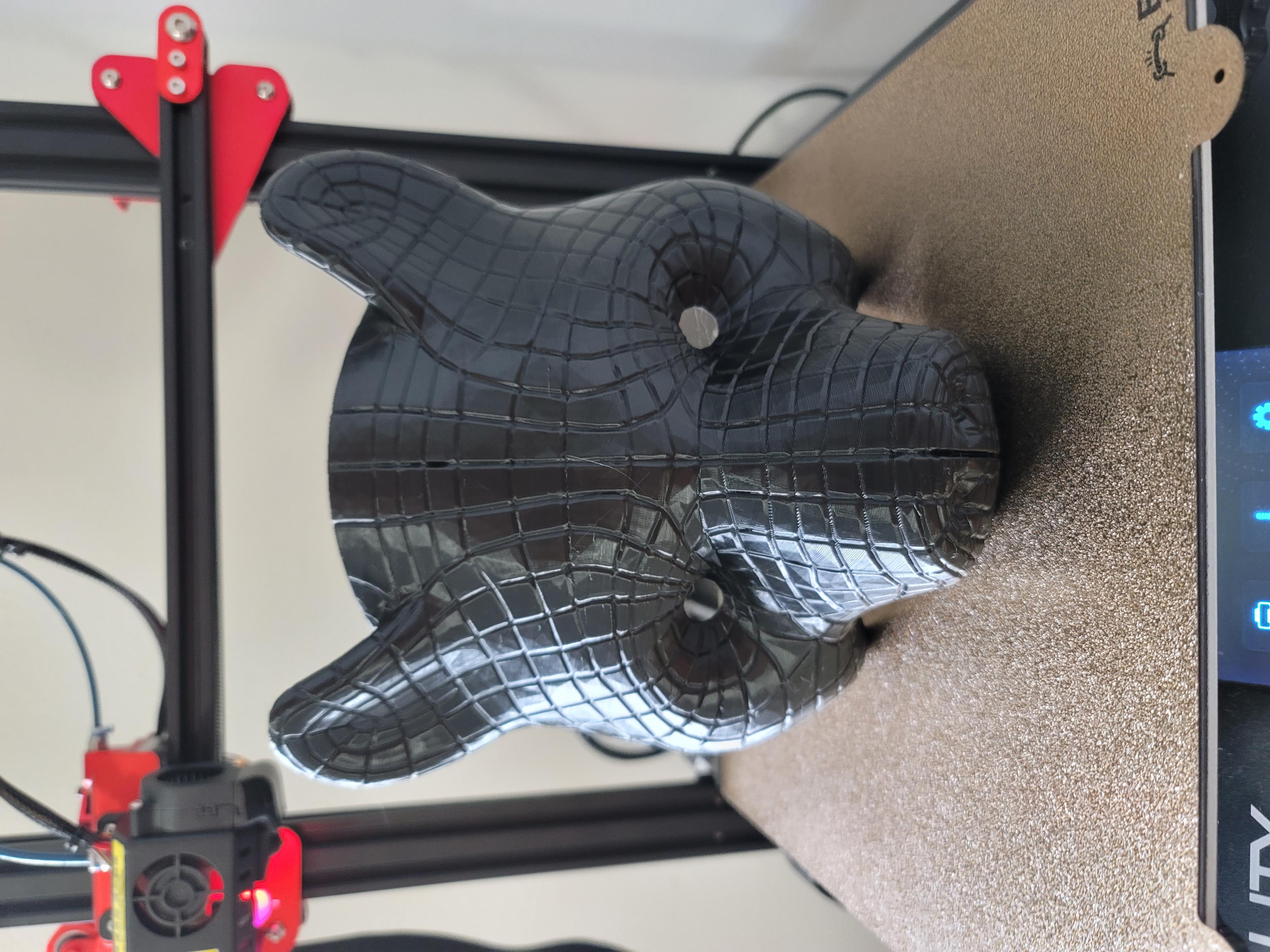 Squid Game Bear Mask - Printed with CR10S Pro V2. .6mm took 24 hours to print. No supports  - 3d model