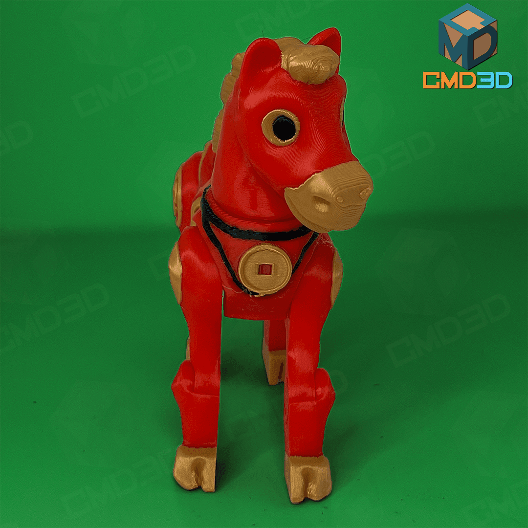 Articulated Horse - New Years Edition 3d model