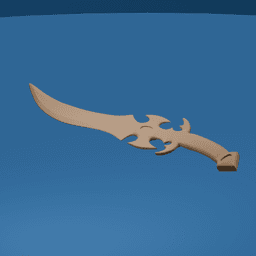 Fantasy Sword v2 3d model