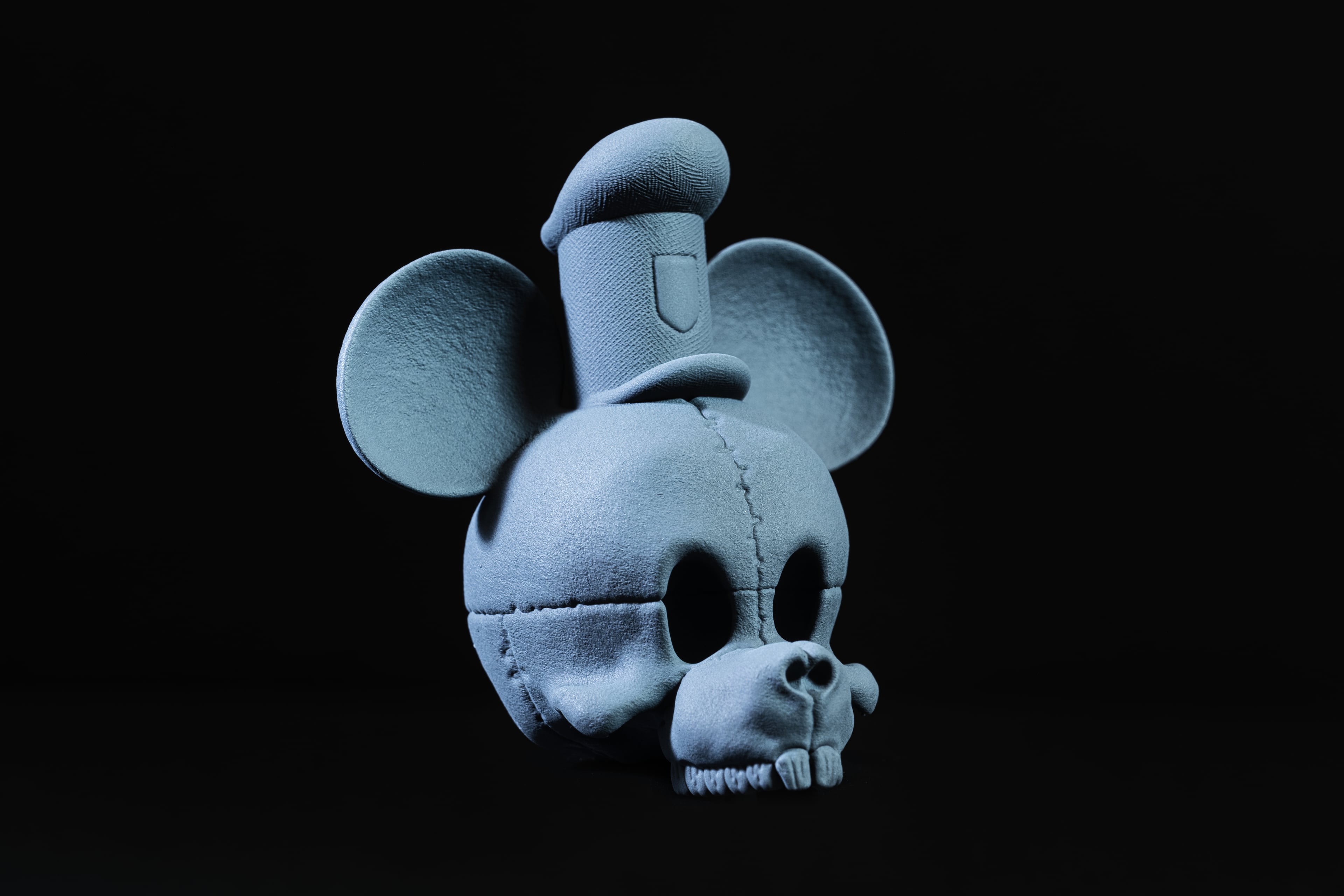 Steamboat Willie Skull (Pre Supported) 3d model