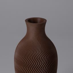 Vase ORION - Modern Zig Zag Vase 3d model