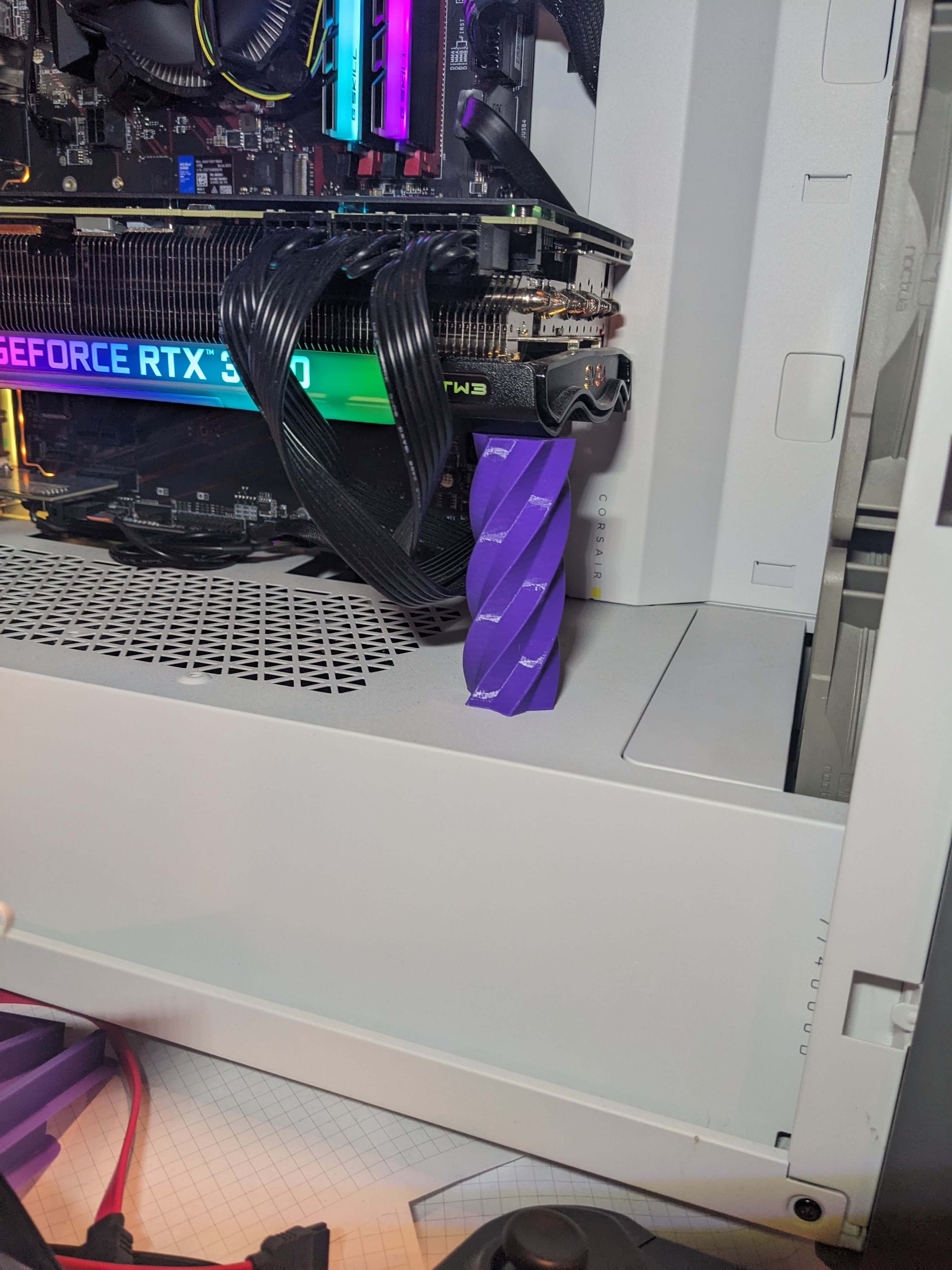 GPU Support Star Spiral 3d model
