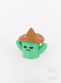 Cactus Keyboard Fidget Clicker 3d model